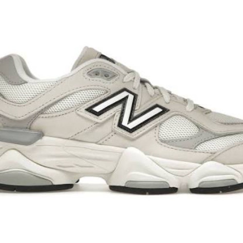 New Balance 9060 Raincloud Black White Light Gray Sneakers Running Shoes 7